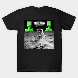 Spaceman Crypto Zombies Full Moon Aliens T-Shirt